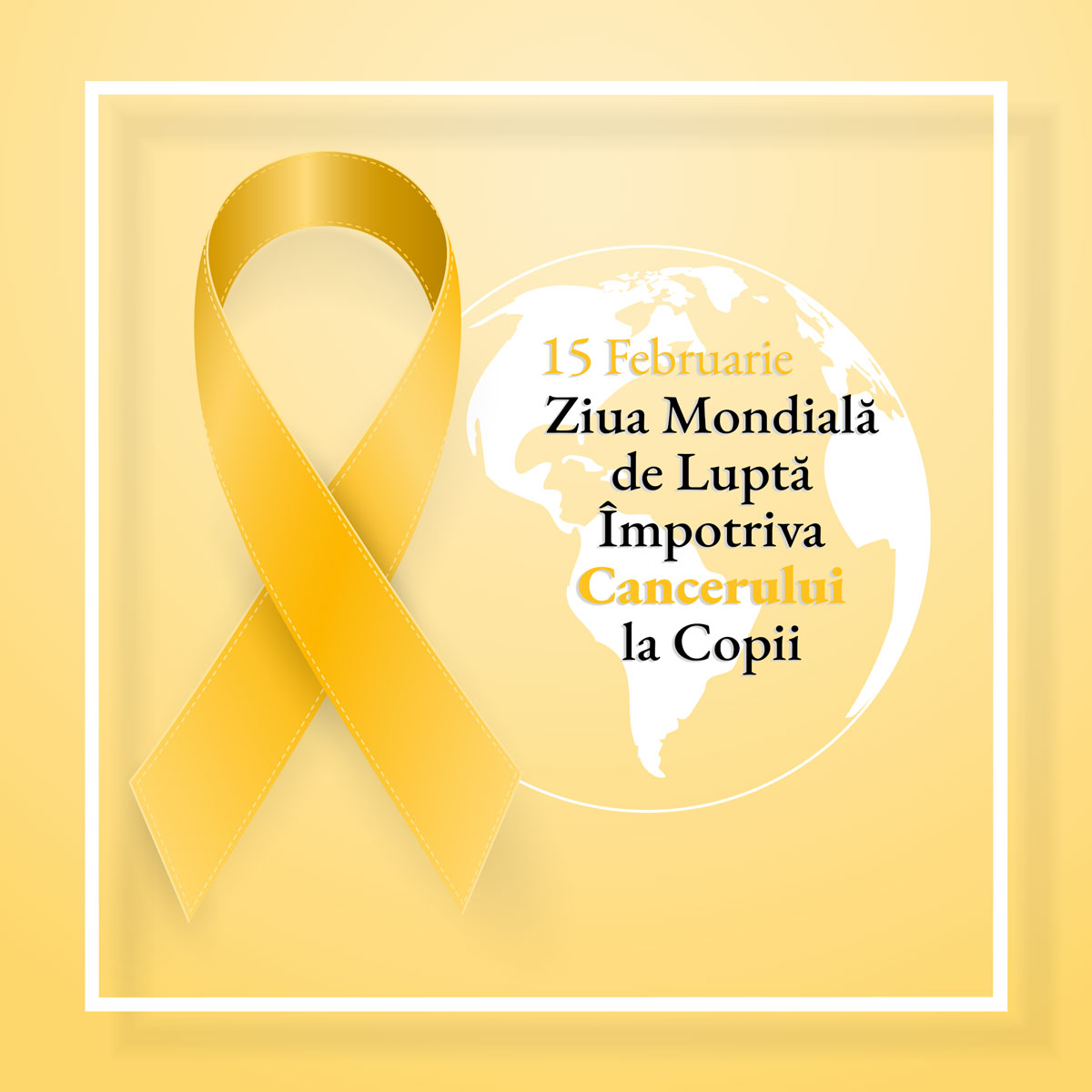 Read more about the article Ziua Mondială de Luptă împotriva Cancerului la Copil – 15 februarie