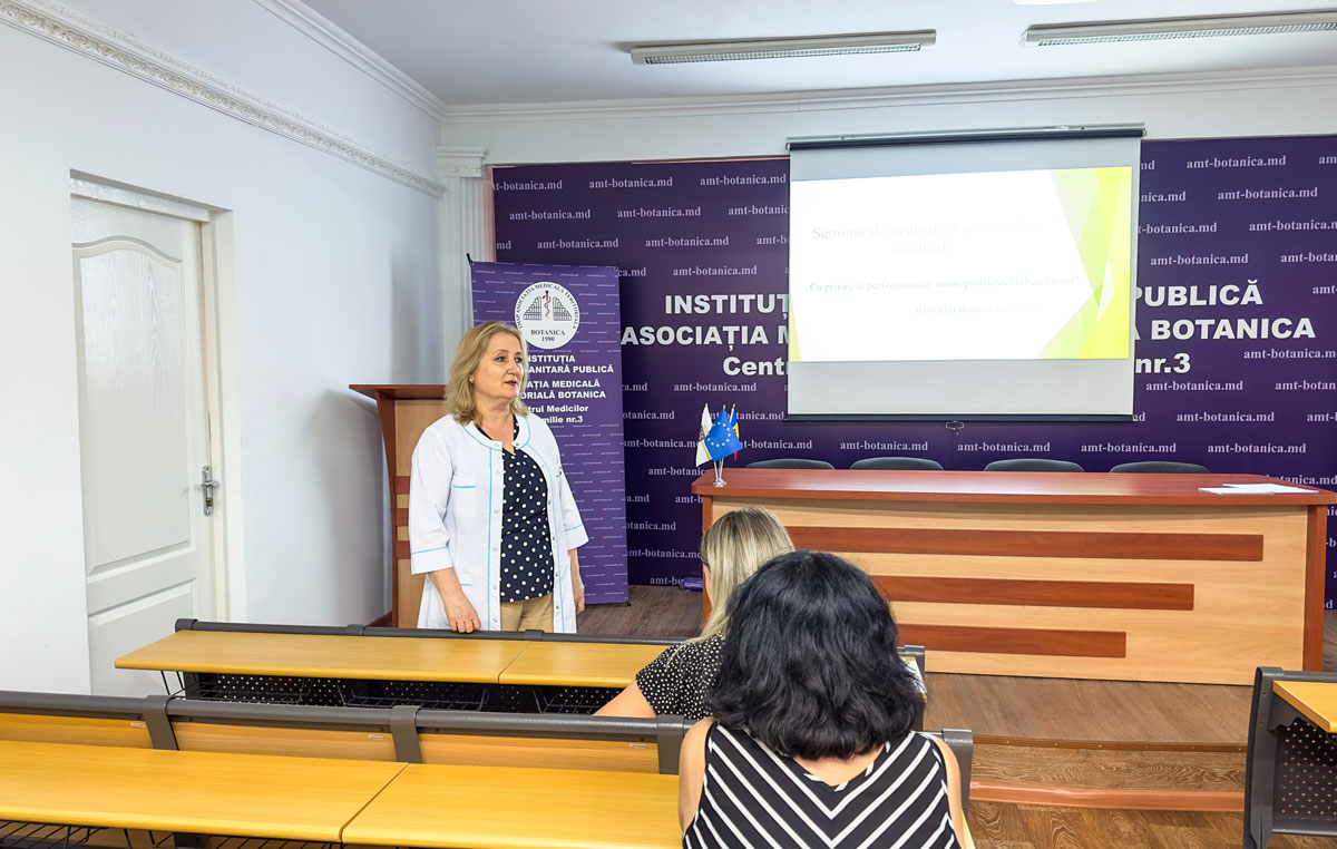 Read more about the article La data de 05.09.2025 în cadrul IMSP AMT Botanica s-a desfășurat instruirea periodică și atestarea personalului medical din AMP pentru aplicarea corectă a tehnicilor de vaccinare BCG și testare tuberculinică.