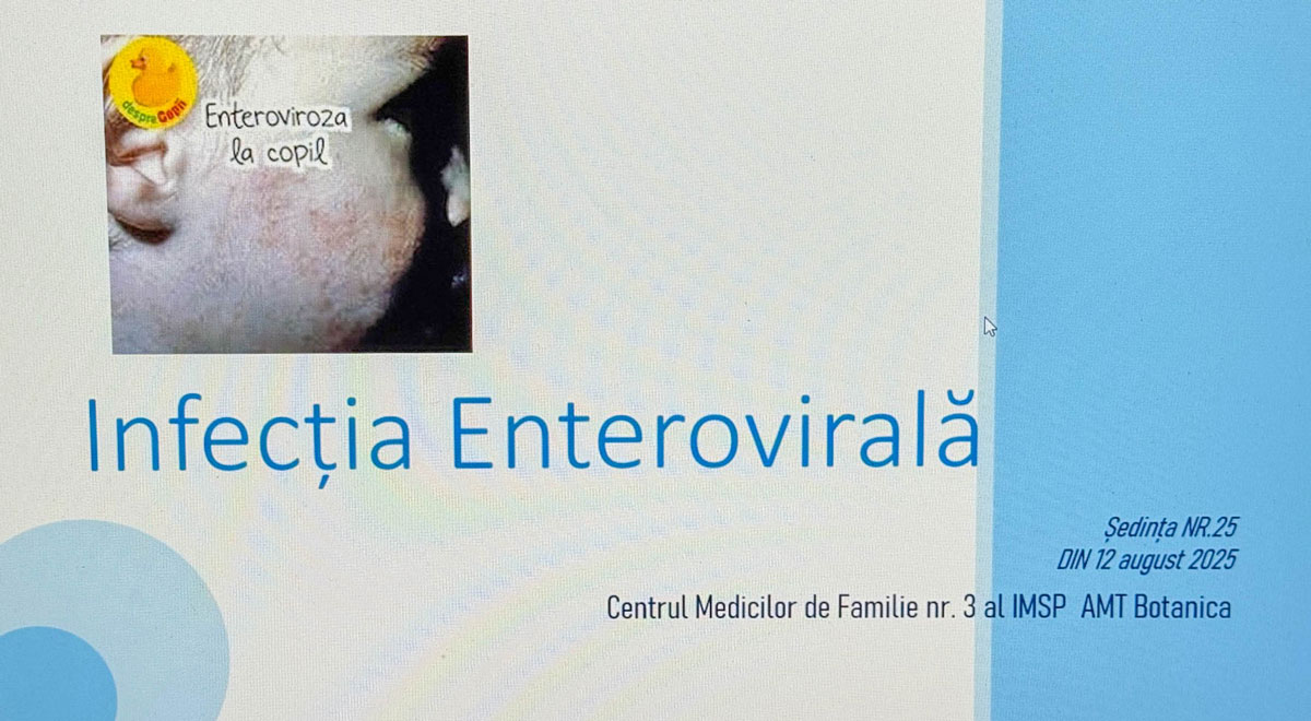 Read more about the article Statistica morbidității prin infecția enterovirală în mun. Chișinău în perioada 7 luni 2025 denotă o diminuare în comparație cu perioada similară a anului precedent, însă este alarmant faptul, că pe parcursul lunii iulie s-au înregistrat aproape de ori mai multe cazuri față de iulie anul 2024.
