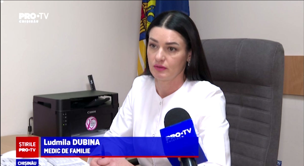Read more about the article Despre gripă și prevenția acestei infecții relatează doamna Liudmila Dubină, manager al Centrului Medicilor de Familie nr.1 a IMSP AMT Botanica în interviul acordat canalului PRO-TV