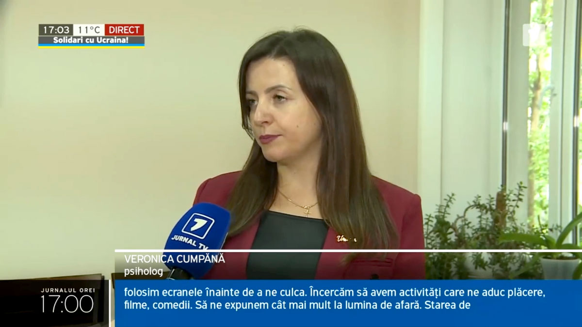 Read more about the article Astenia de toamnă. Realitate sau mit? La Jurnal TV răspunde la această întrebare doamna Veronica Cumpănă, psiholog, șef a CSPT din cadrul IMSP AMT Botanica.