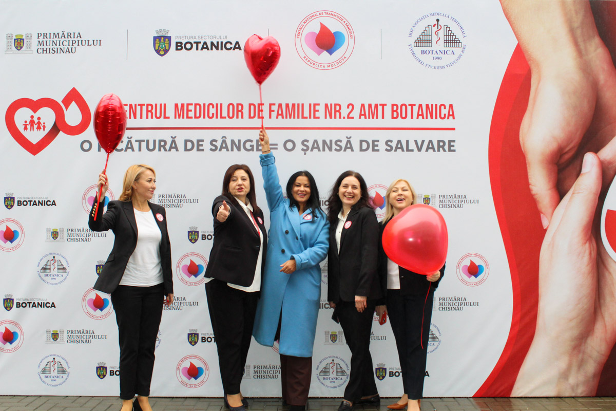 Read more about the article Eveniment de donare benevolă de sânge la data de 20 noiembrie 2025, organizat cu multă dăruire în cadrul Centrului Medicilor de Familie nr. 2 al IMSP AMT Botanica de către colectivul instituției și colaboratorii CNTS.