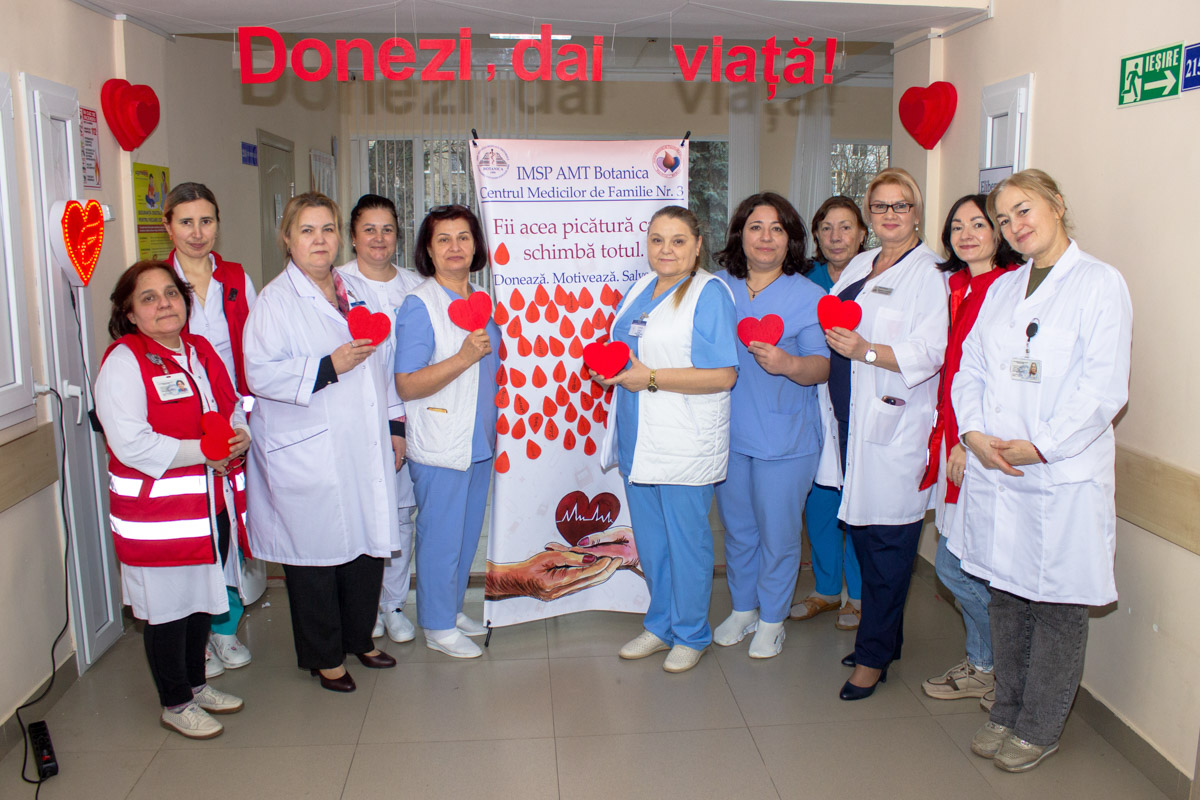 Read more about the article În cadrul CMF nr.3 al IMSP AMT Botanica, la data de 05.12.2025, s-a desfășurat evenimentul donării voluntare și neremunerate de sânge.