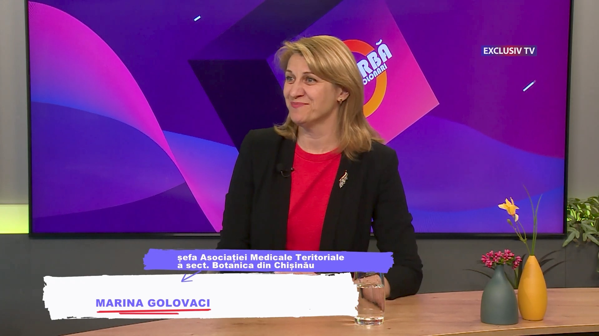 Read more about the article Despre importanța actului de donare voluntară de sânge, dar și despre beneficiile donării de sânge vorbește Doamna Marina Golovaci Directorul Instituției medico-sanitare publice Asociația Medicală Teritorială Botanica la Exclusiv TV.