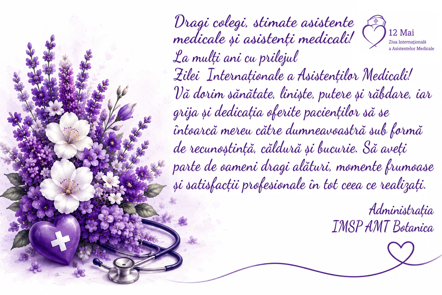 Read more about the article 12 Mai – Ziua Internațională a Asistenților Medicali